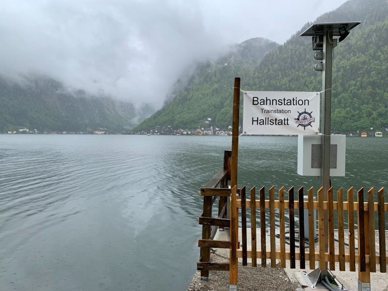 Anlegestelle beim Bahnhof Hallstatt am Hallstätter See